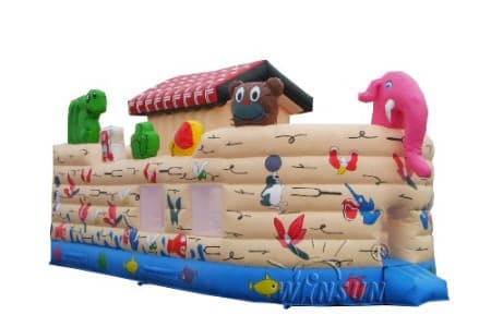 Inflatable interactive games for kids