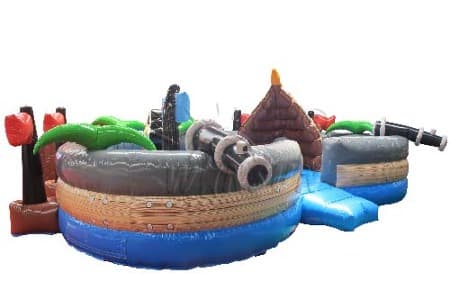 commercial Inflatable pirate ship bounce house