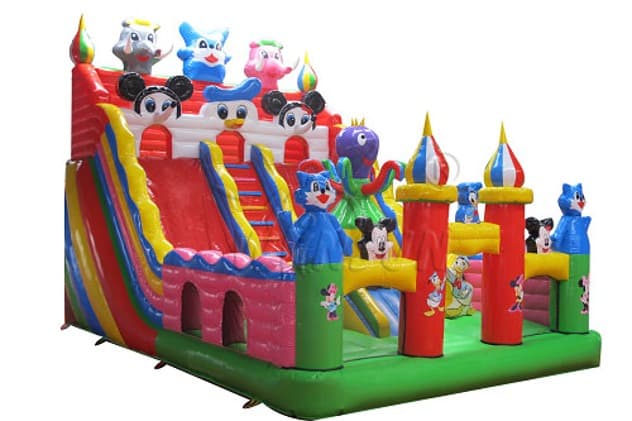 big cartoon Inflatable dry slide price