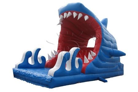 shark inflatable dry slide