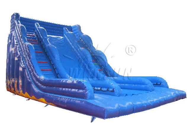 wholesale dual inflatable dry slide
