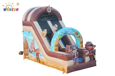 WSS-382 Pirate Theme Inflatable Dry Slide
