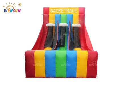 WSP-363 Inflatable Basketball Game with triple hoops