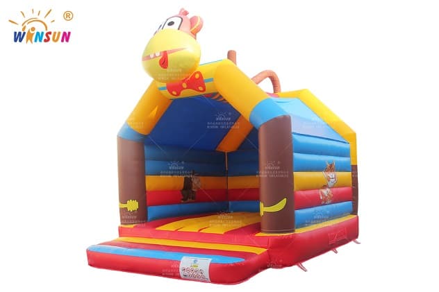 outdoor monkey theme inflatable bouncer for kids