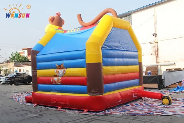 commercial monkey theme inflatable bouncer for kids
