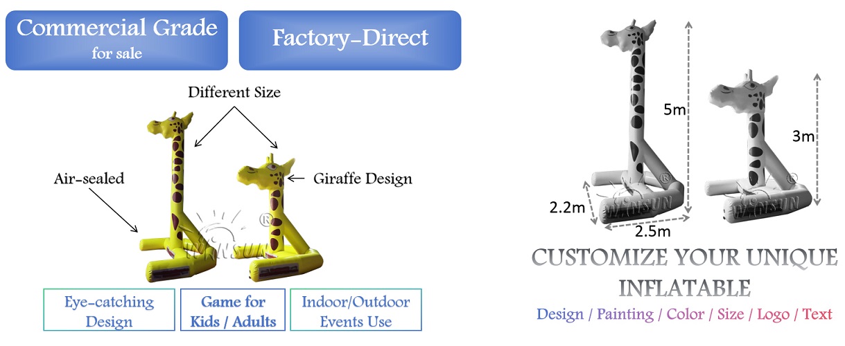 Air Tight Giraffe Hammer Game for sale