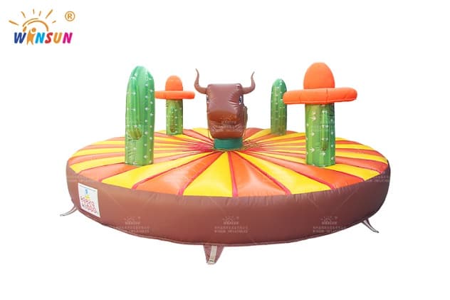 Safety rodeo game inflatable bull for sale