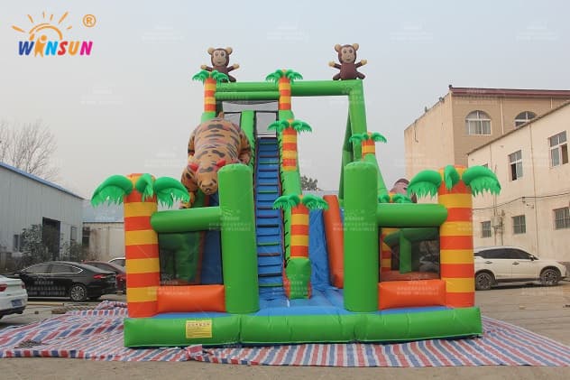 commercial jungle-drop inflatable free fall