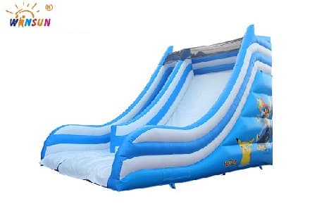 pikachu theme inflatable slide