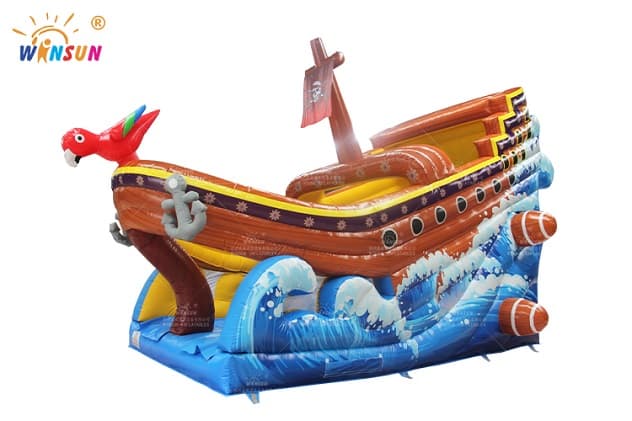 wholesale pirate ship inflatable dry slide price