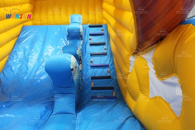outdoor wholesale pirate ship inflatable dry slide