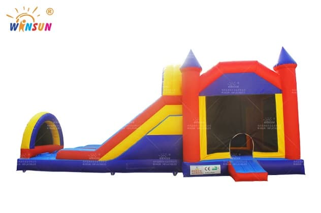 wholesale Inflatable Moonwalk dual lane Slide