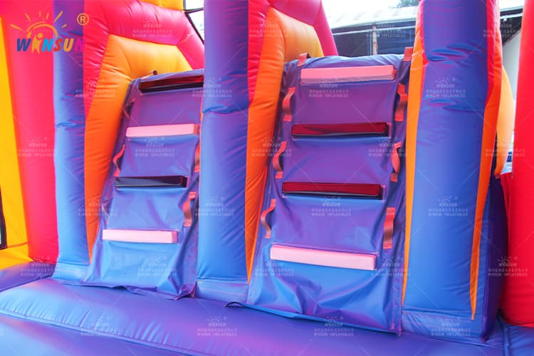 outdoor Inflatable Moonwalk dual lane Slide