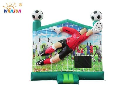 WSC-426 Inflatable Moonwalk Soccer Theme