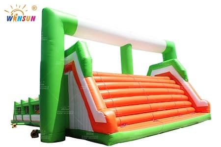 5k run inflatable climbing slide