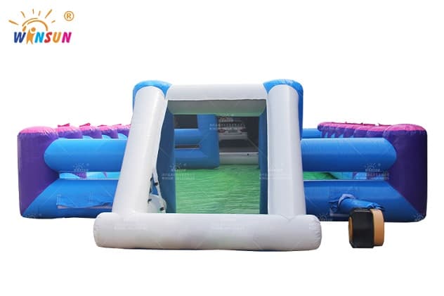 commercial custom inflatable human foosball game arena