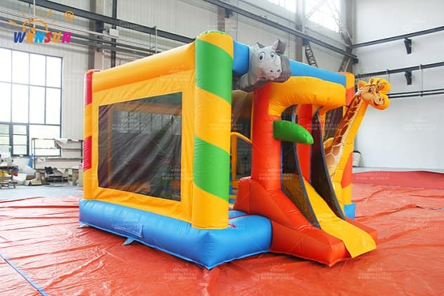commercial custom inflatable-jumping castle animals theme