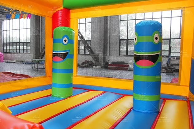 outdoor custom inflatable-jumping castle animals theme