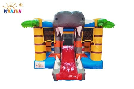 WSC-428 Custom Inflatable Jumping Castle Shark Theme