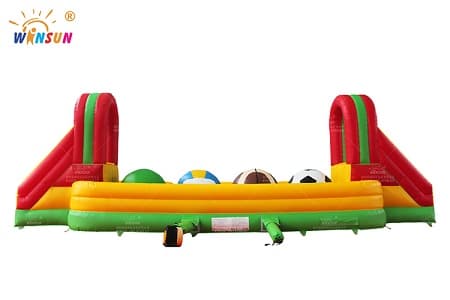 WSP-381 Custom Inflatable Wipeout Obstacle Course Game