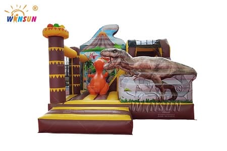 WSC-411 Custom Inflatable Combo Dinosaur Theme