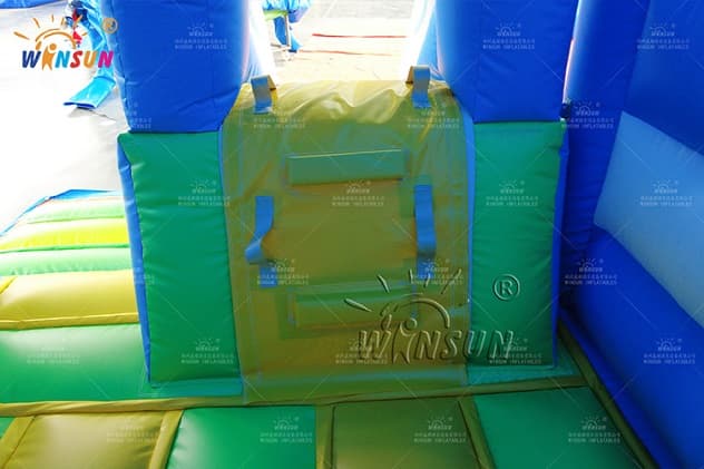 outdoor inflatable jumping castle with slide popular design