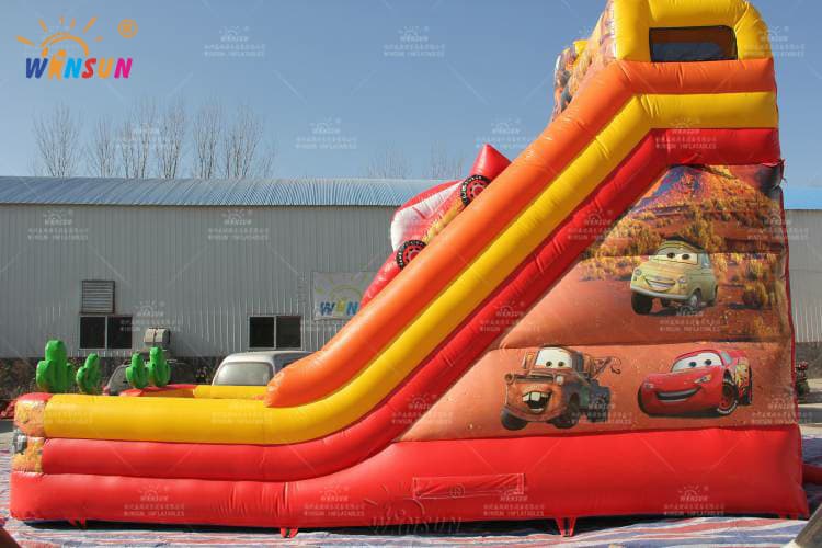 8x5x6m dual lane inflatable slide racing car design bulk order