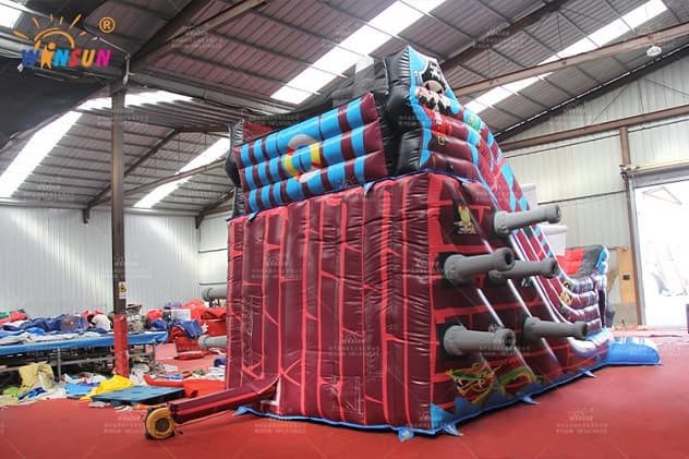 Bulk pirate-ship dry slide inflatables manufacturer