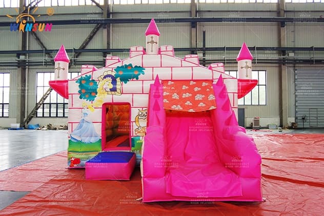 Princess castle inflatable jumping combo for sale