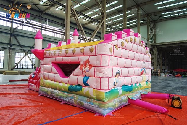 Princess castle inflatable jumping combo for kids