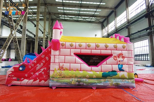 Princess castle inflatable jumping combo for adults