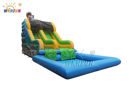 WSS-394 Custom Inflatable Water Slide with Pool Paw Patrol Theme