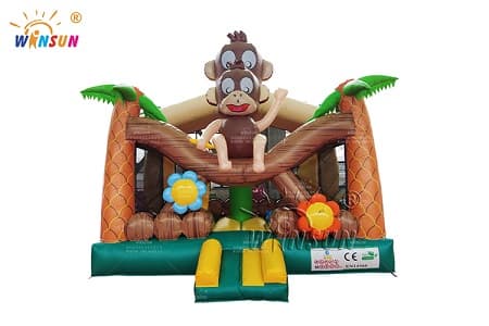 WSC-434 Inflatable Bounce House Monkey Theme
