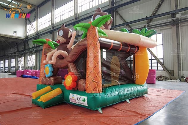 wholesale inflatable bounce house monkey theme