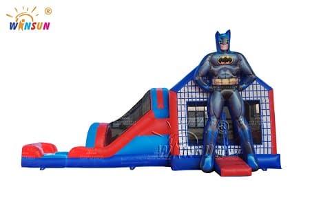 WSC-448 Inflatable Bounce House Slide Batman Theme