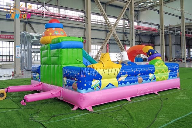commercial inflatable toddler playground