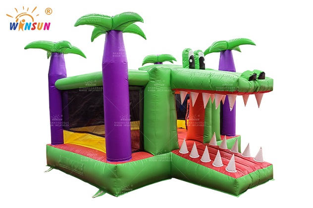 13ft x 13ft crocodile inflatable jumper