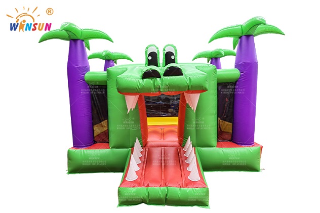 4x4m inflatable crocodile bounce castle