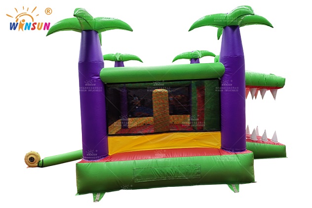 Kids birthday party crocodile bounce house