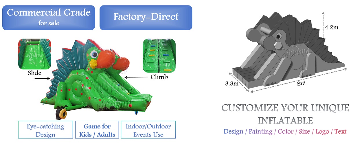 Lizard Inflatable Water Slide For Sale