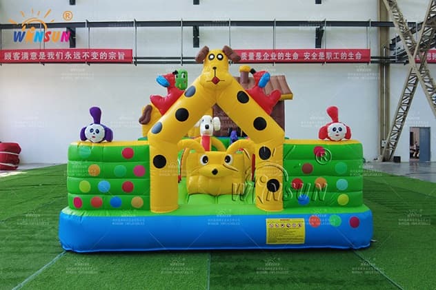 fun inflatable puppy land for sale