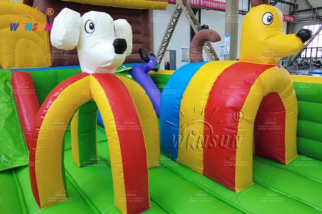 indoor inflatable puppy land for kids