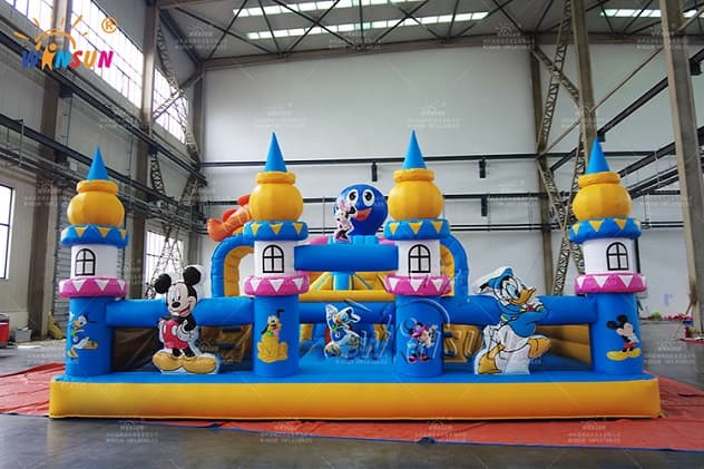 giant inflatable fun city octopus theme