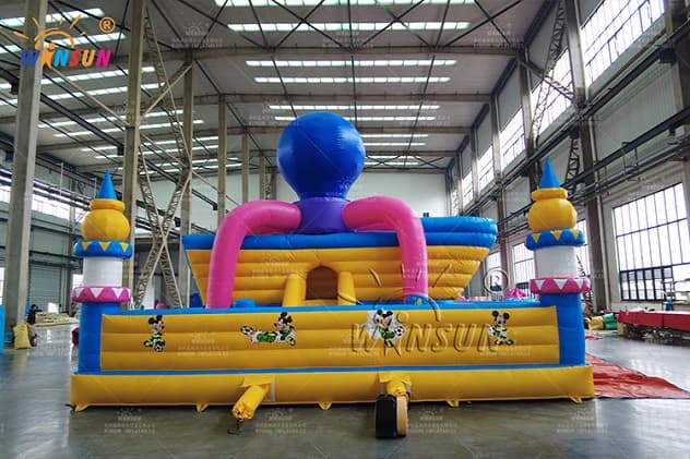 commercial inflatable fun city octopus theme