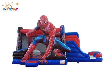 WSC-343 Spiderman Jumping Castle With Slide