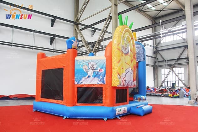 wholesale Spongebob Pineapple theme 5_in_1 Inflatable Combo