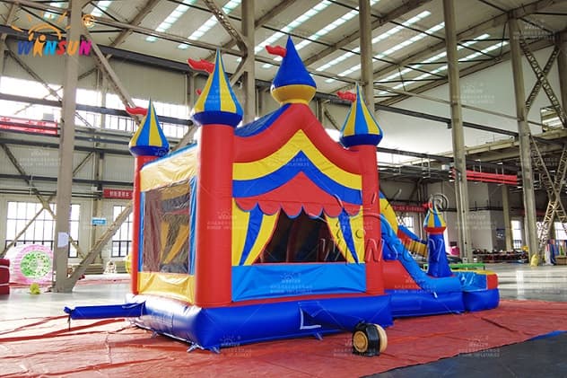 wholesale carnival 5_in_1 inflatable combo with pool