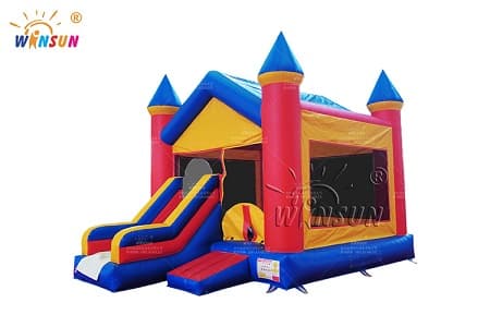 WSC-455 Commercial Inflatable Combo with V_shape Roof