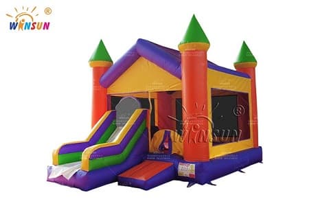 WSC-456 Commercial Inflatable Jumping Combo with V_shape Roof