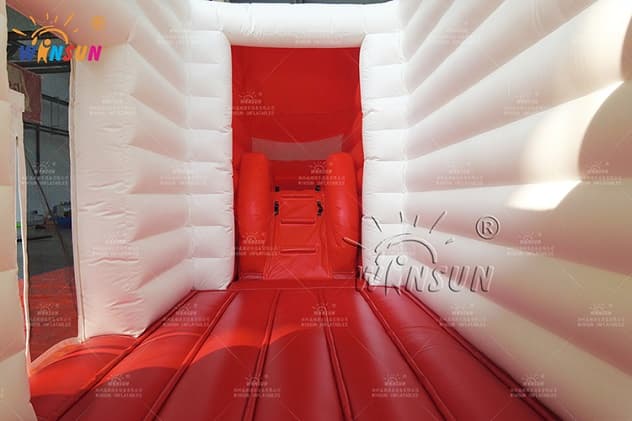kids commercial inflatable jumping house with slide truck theme